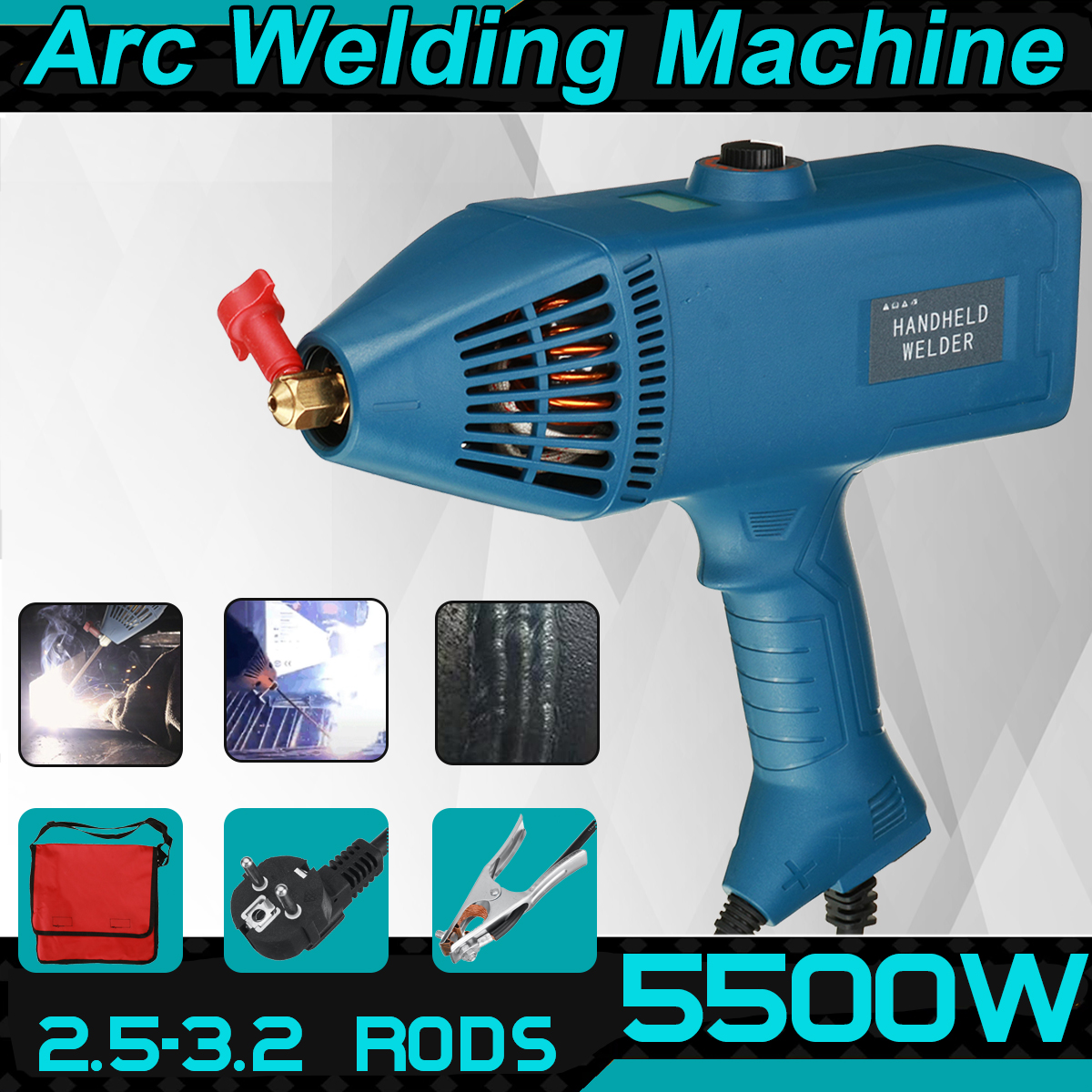 5500WARCWeldingMachineHandheldElectricWeldingToolswithGroundWireMetalClip220VEUPlug-1901484-1