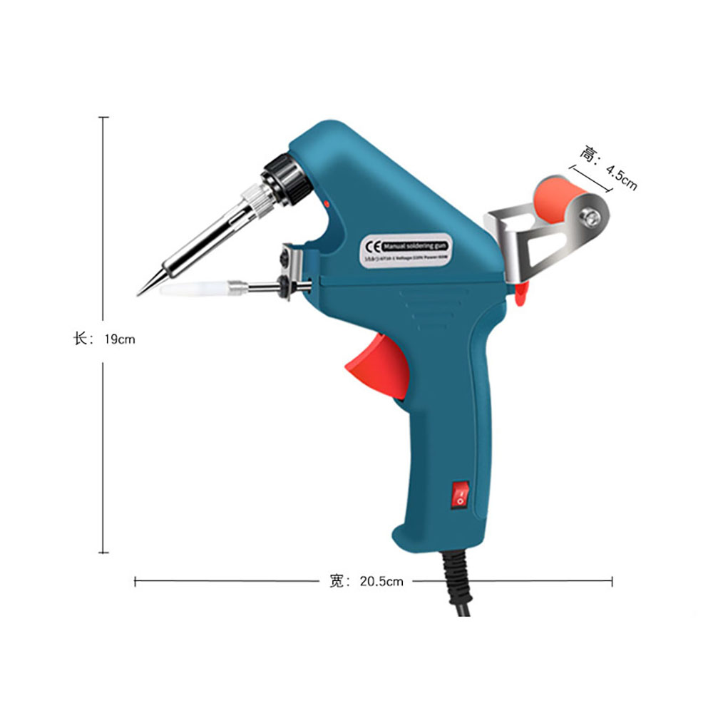 60WElectronicWeldingTorchKitInternalHeatHelpingHandSolderingIronSetAutomaticTinFeedingMachinePowerRe-1978296-2