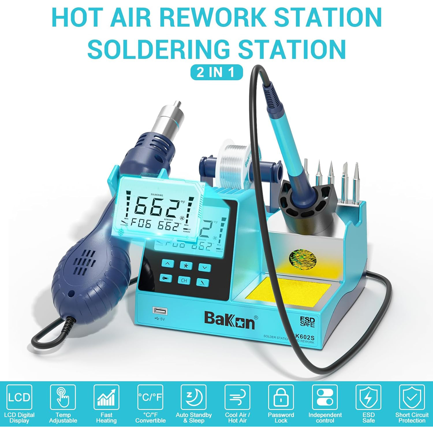 BK602S2-In-1SolderingandHotAirReworkStation90WIntegratedLCDDisplayAutoSleepPIDTemperatureControlESDS-2013818-1