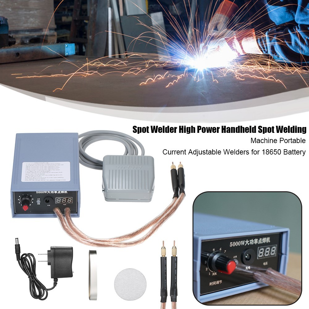 Excellway5000WMiniSpotWelderHighPowerHandheldSpotWeldingMachinefor18650BatteryWeldingToolsfor0101502-1766371-1