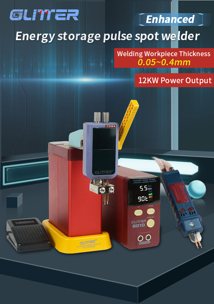 GLITTER801D220V12KWSpotWelderHighPowerEnergyStorageCapacitorSpotWelder18650BatteryPackWeldingMachine-1910988-1