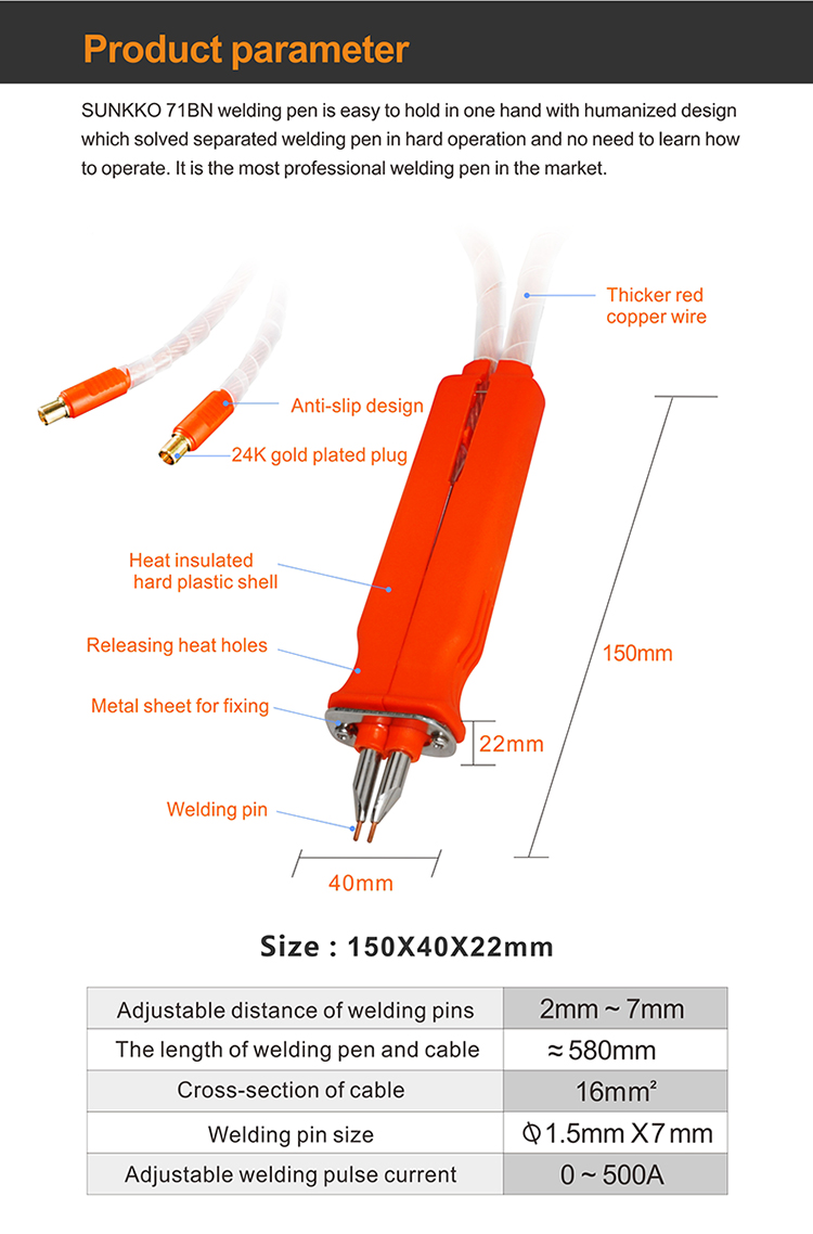 HB-70BSpotWeldingPenUTypeOTypeLithiumBatteriesPackWeldProfessionWeldingPenfor709A709ADHighPowerSerie-1658192-5