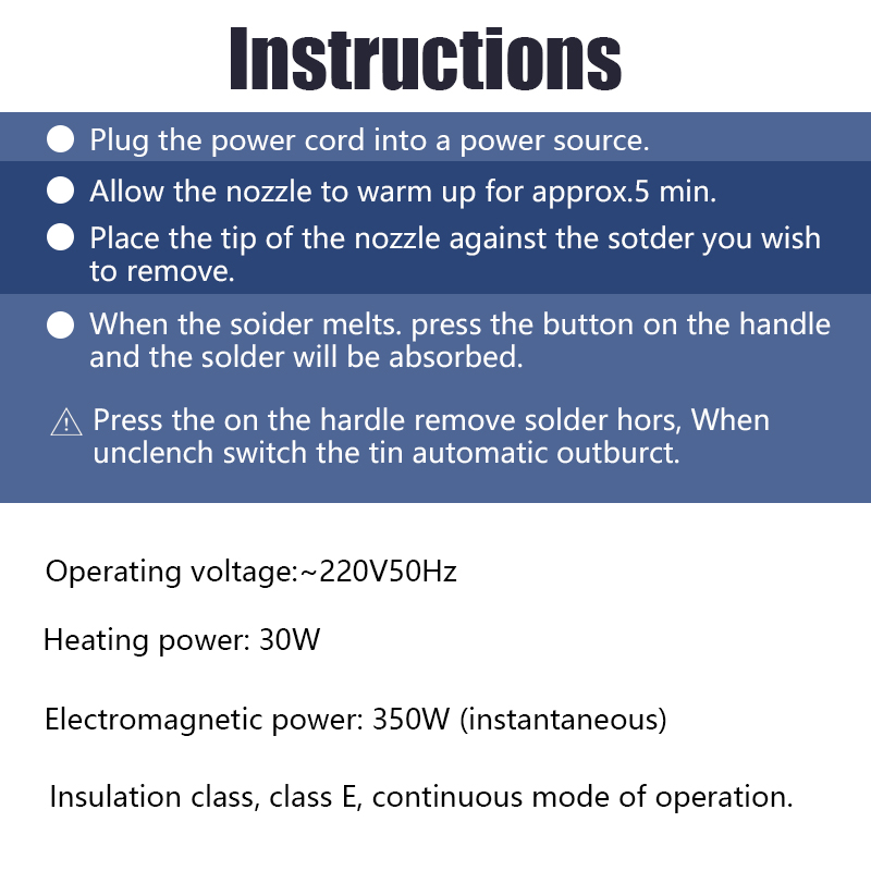 Handskit110V220VElectricTinSuckerDual-UseElectricSolderingIronGunElectricHeatSuctionTinPumpElectroni-1979603-4