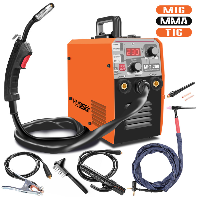 HandskitMIG-200ElectricWeldingMachine220VEUMIGWeldingMachineMIGMMALIFTTIG3in1GaslessWeldingFluxWeldi-1863771-1