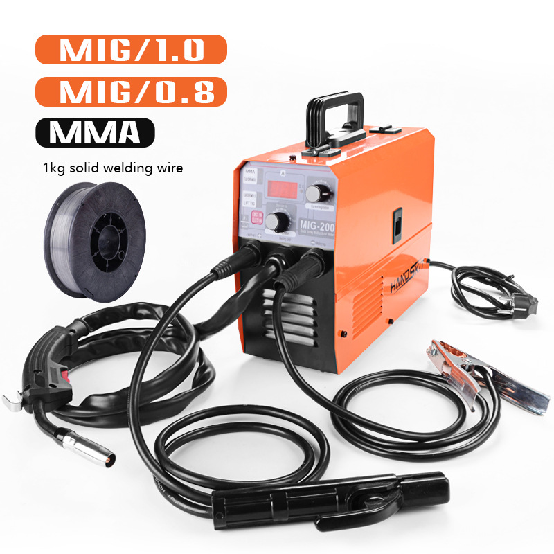 HandskitMIG-200ElectricWeldingMachine220VEUMIGWeldingMachineMIGMMALIFTTIG3in1GaslessWeldingFluxWeldi-1863771-2