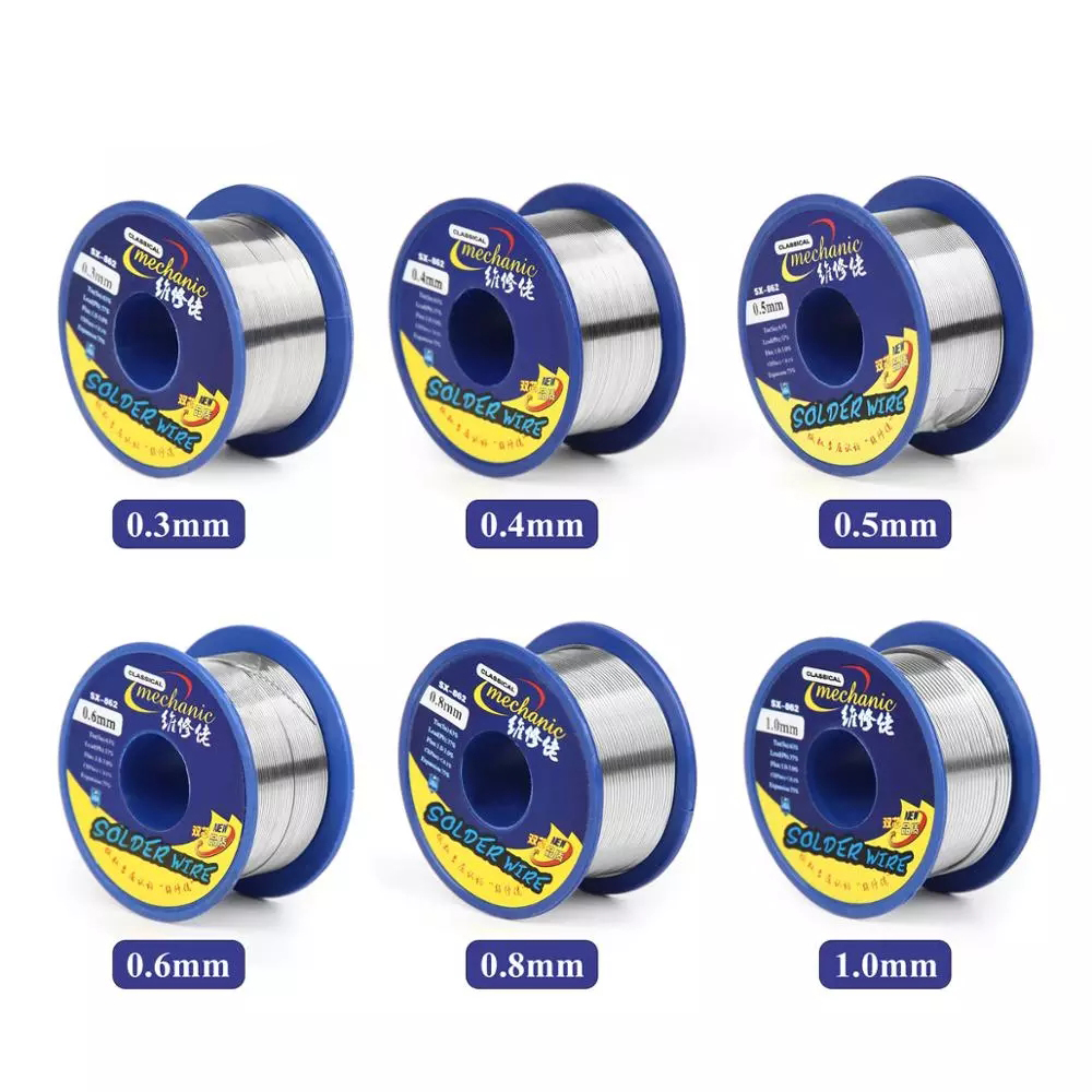 MECHANIC60gSolderWire03040506081012mm6337RosinCoreTinLead183WeldingFlux10-30IronCableReel-1757047-1