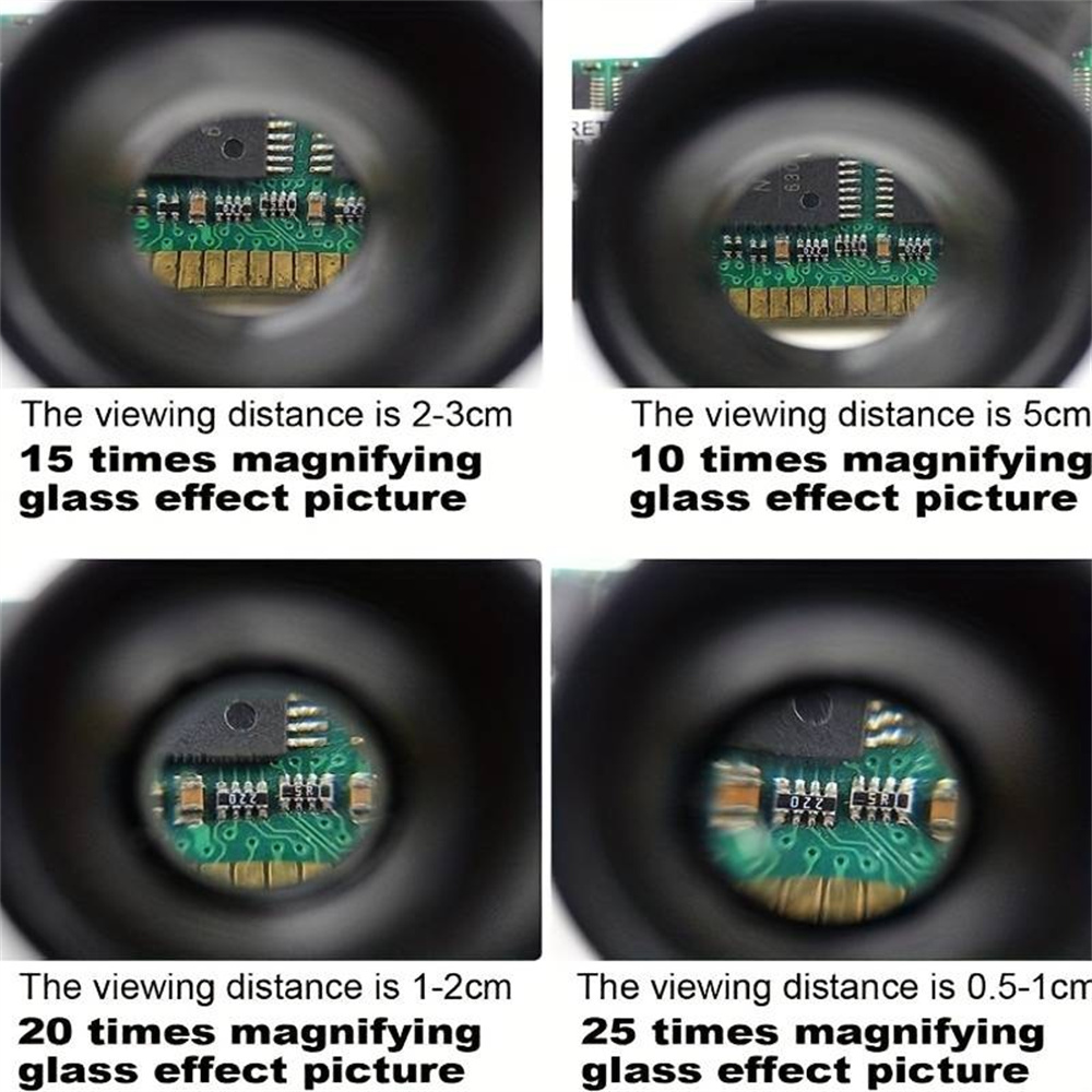 MagnifyingGlassWithLEDLightHeadMountMagnifierAppraisalOfAntiqueRepairGlasses10X15X20X25XHandsFreeMag-1992312-7