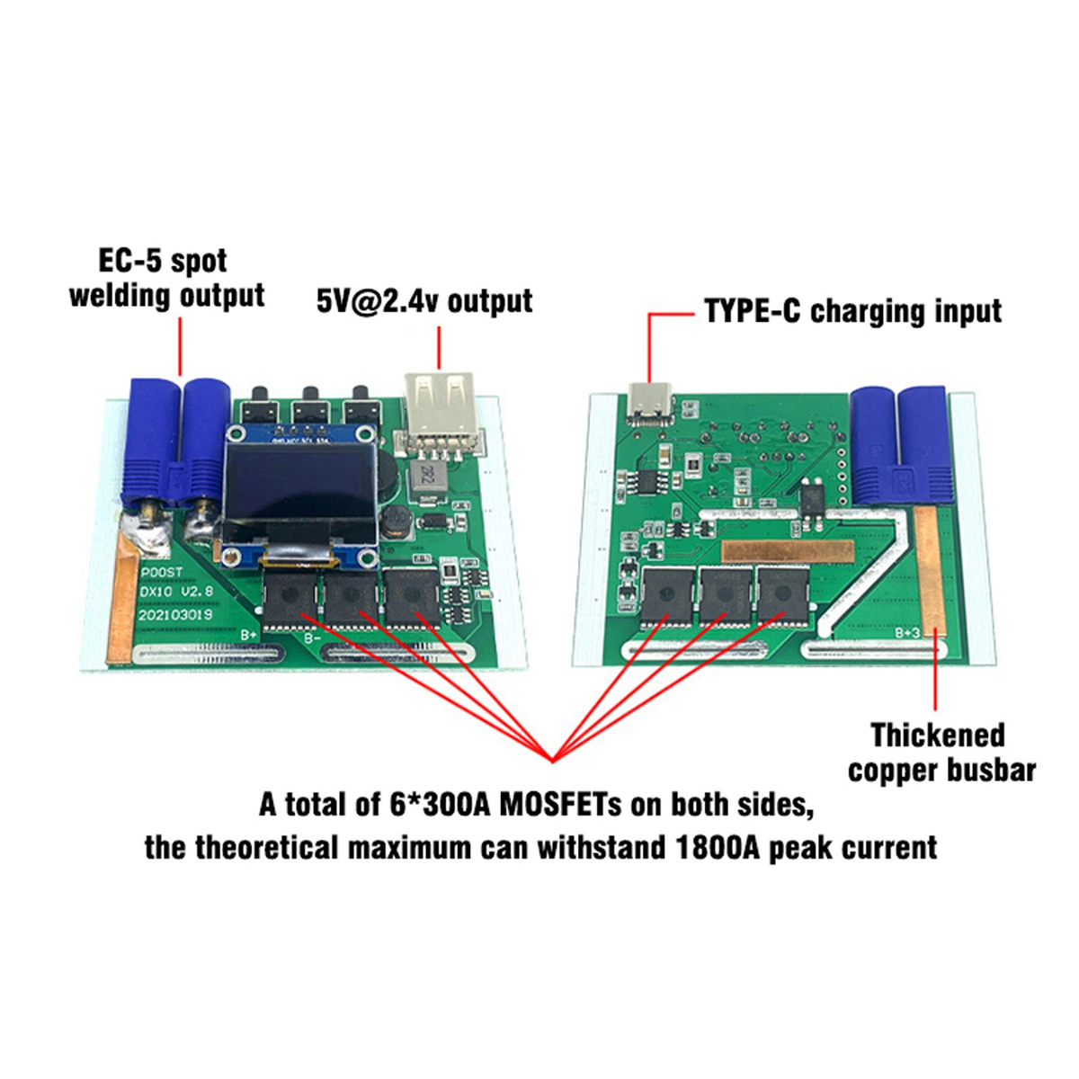 MiniSpotWeldingMachinefor18650BatterySpotWelder20GearsAdjustableSpotWeldingMachinewithCharge-palOLED-1894108-7