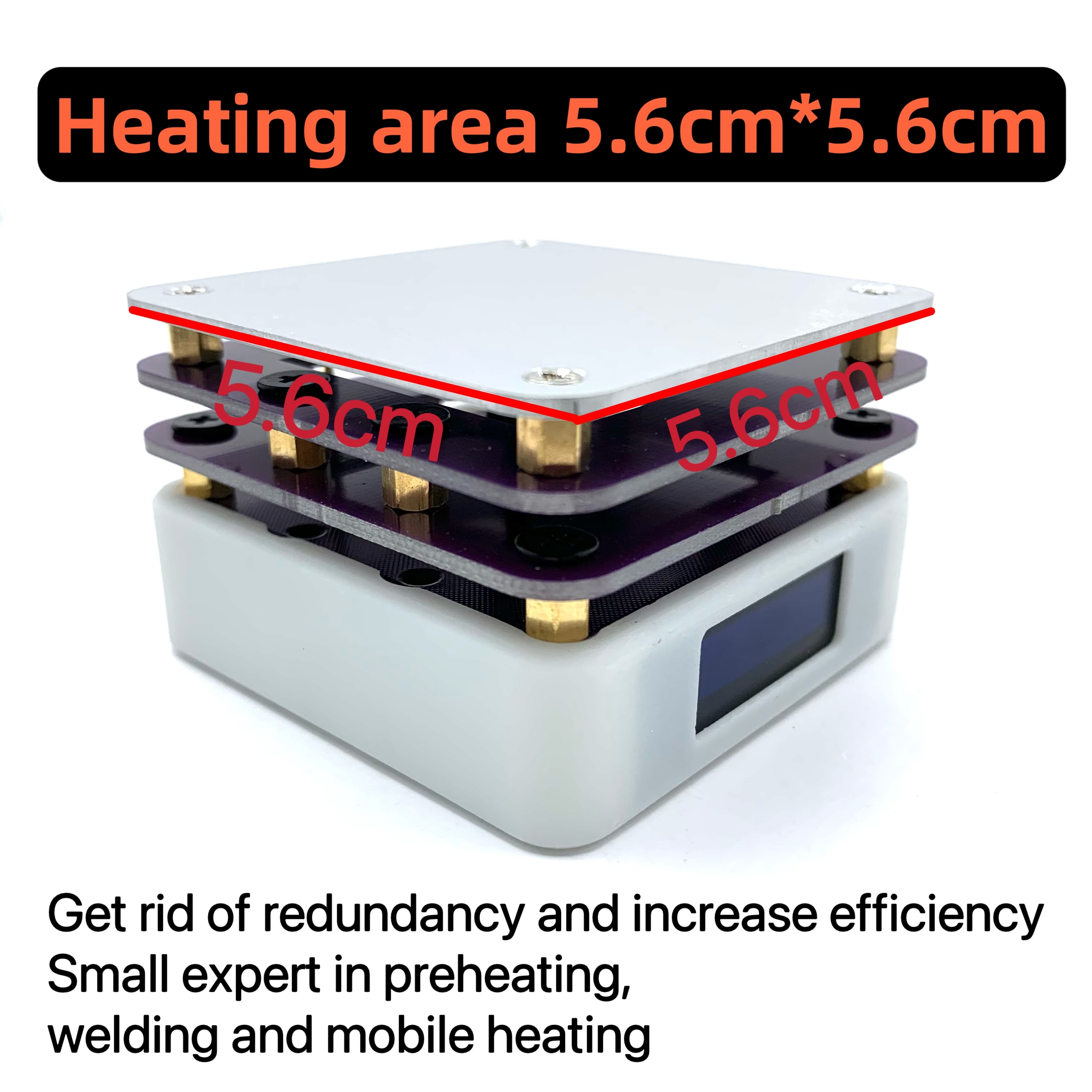 PD65WMiniHotPlatePreheaterOLEDDisplayPCBBoardWeldingHeatingPlateReworkStationPreheatingPlatformRepai-1988256-3