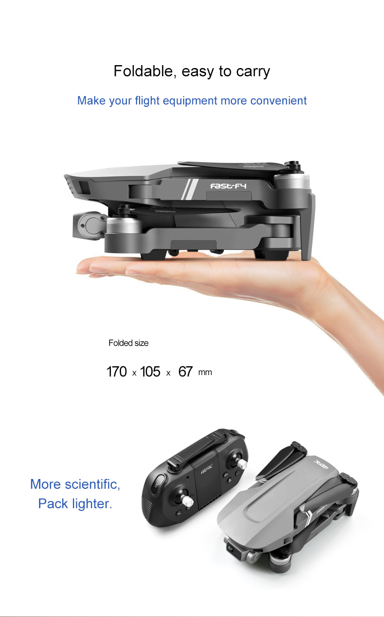 4DRCF4GPS5GWIFI2KMFPVwith4KHDCamera2-AxisGimbalOpticalFlowPositioningBrushlessFoldableRCQuadcopterDr-1753961-19