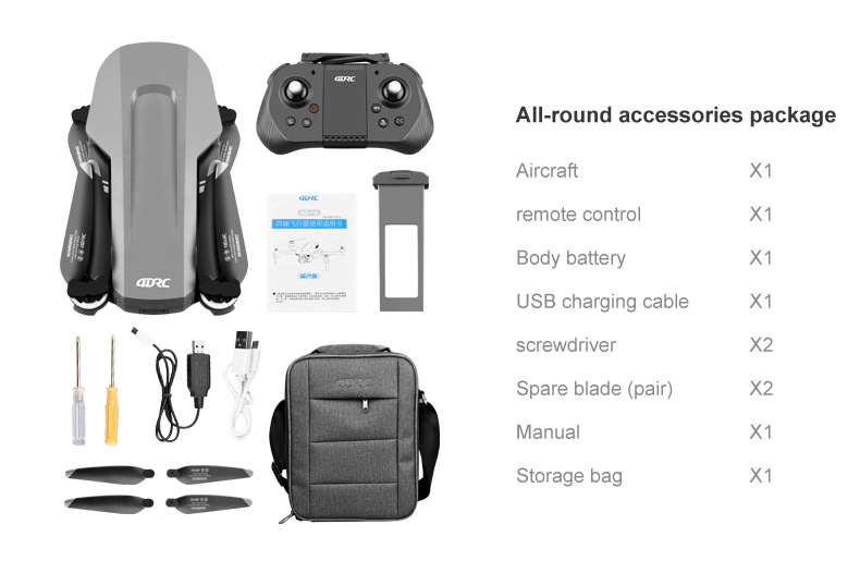 4DRCF4GPS5GWIFI2KMFPVwith4KHDCamera2-AxisGimbalOpticalFlowPositioningBrushlessFoldableRCQuadcopterDr-1753961-22