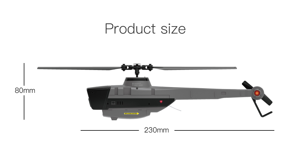 C12824G4CH6-AxisGyro1080PCameraOpticalFlowLocalizationAltitudeHoldFlybarlessRCHelicopterRTF-1982752-8