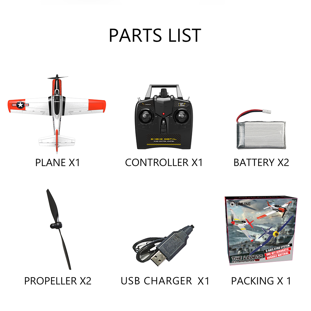 EachineMiniT-28Trojan761-9EPP400mmWingspan24G6-AxisGyroRCAirplaneTrainerFixedWingRTFMode2OneKeyRetur-1706808-15