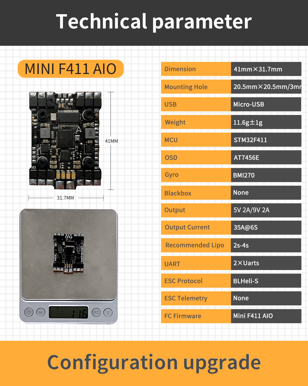 EachineTyro79ProDIY140mmF4AIO35AESC4S3InchFPVRacingDronePNPw58G400mWVTXRuncamNano2FPVCamera-1965746-4