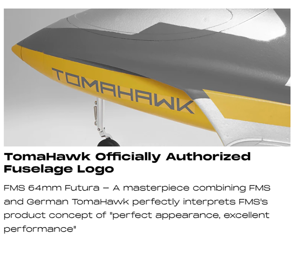 FMSFutura64mmEDFJet900mmWingspanEPOSportJetAerobaticsRCAirplanePNP-2009548-26