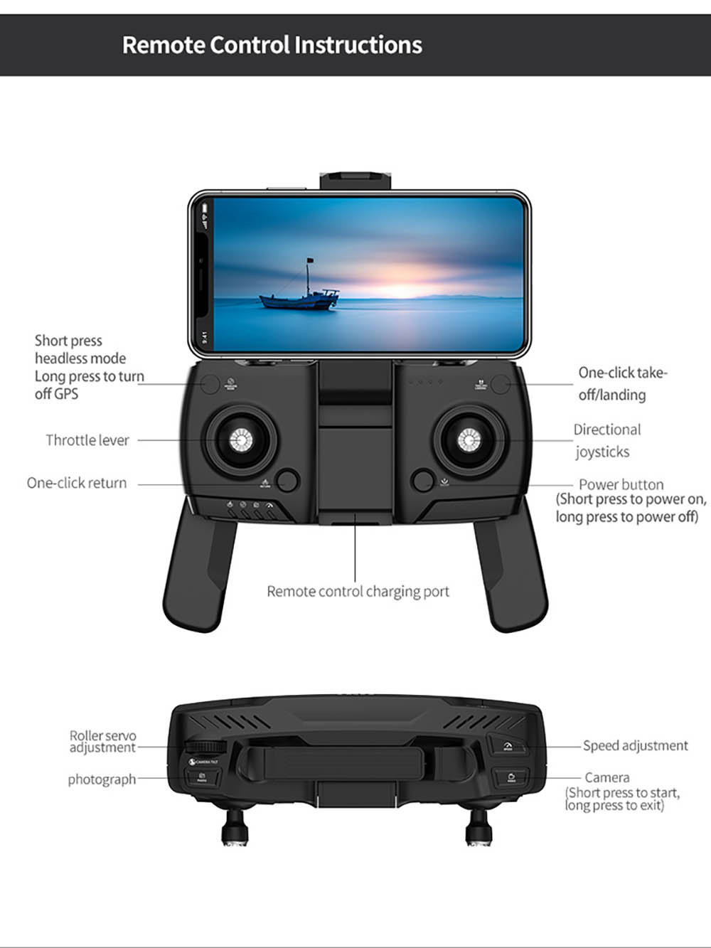 G09SGPS5GWiFiFPVwith25KESCHDDualCamera2-AxisBrushlessGimbalOpticalFlowPositioning249gFoldableRCDrone-2005616-17