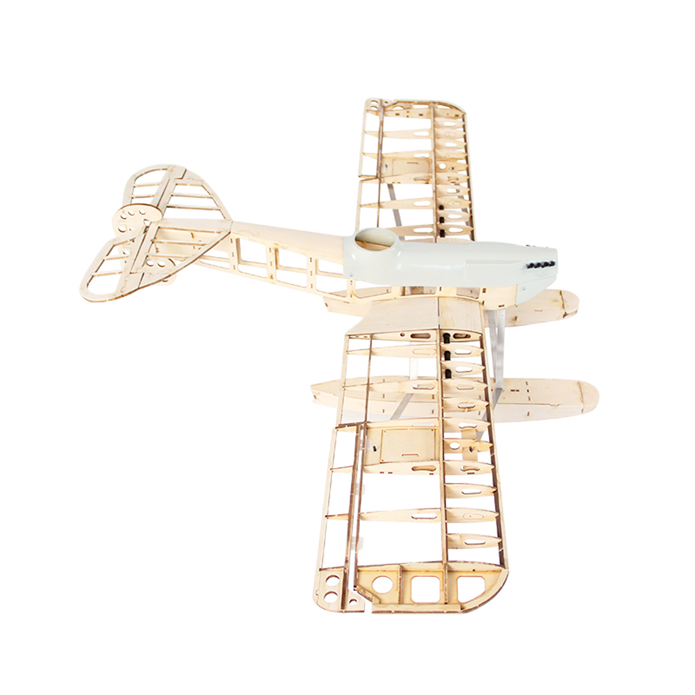 JWRCHansaBrandenburgW291020mmWingspanBalsaWoodSeaplaneRCAirplaneWarbirdKIT-1983245-7