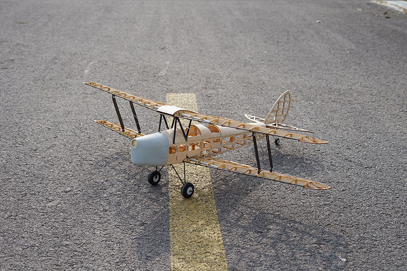 JWRCHavillandDH82TigerMoth1020mmWingspanBalsaWoodBiplaneTrainerRCAirplaneKIT-1982184-2