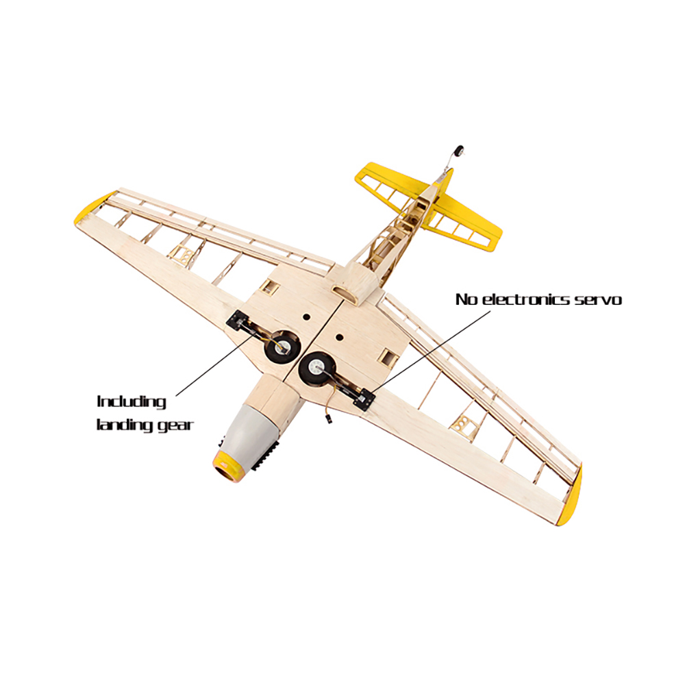 JWRCP-51Mustang1010mmWingspanBalsaWoodRCAirplaneWarbirdKIT-1988743-13