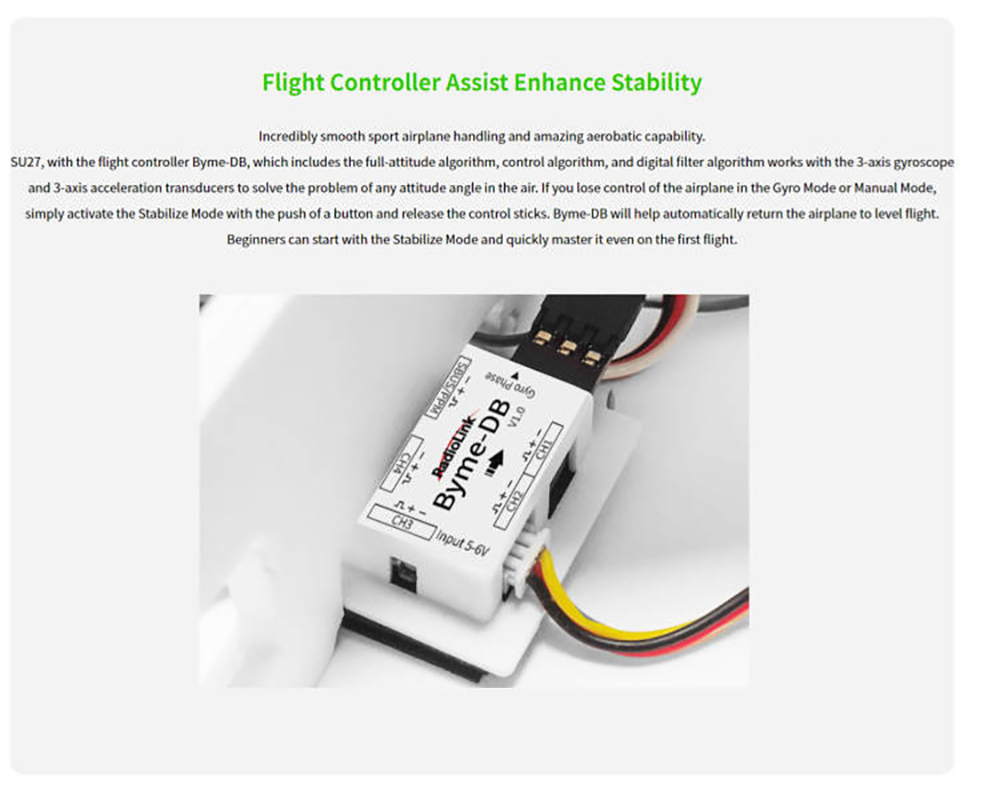 RadioLinkSU27Fighter400mmWingspanPPMagicBoard4KMControlDistance4000KVBrushlessMotorRCAirplaneFixedWi-2005870-2