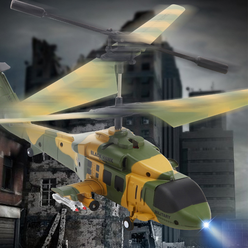 S20224G35CHBlackBeeLEDRemoteControlHelicopterUSBChargingRCAirplaneToy-2004866-1