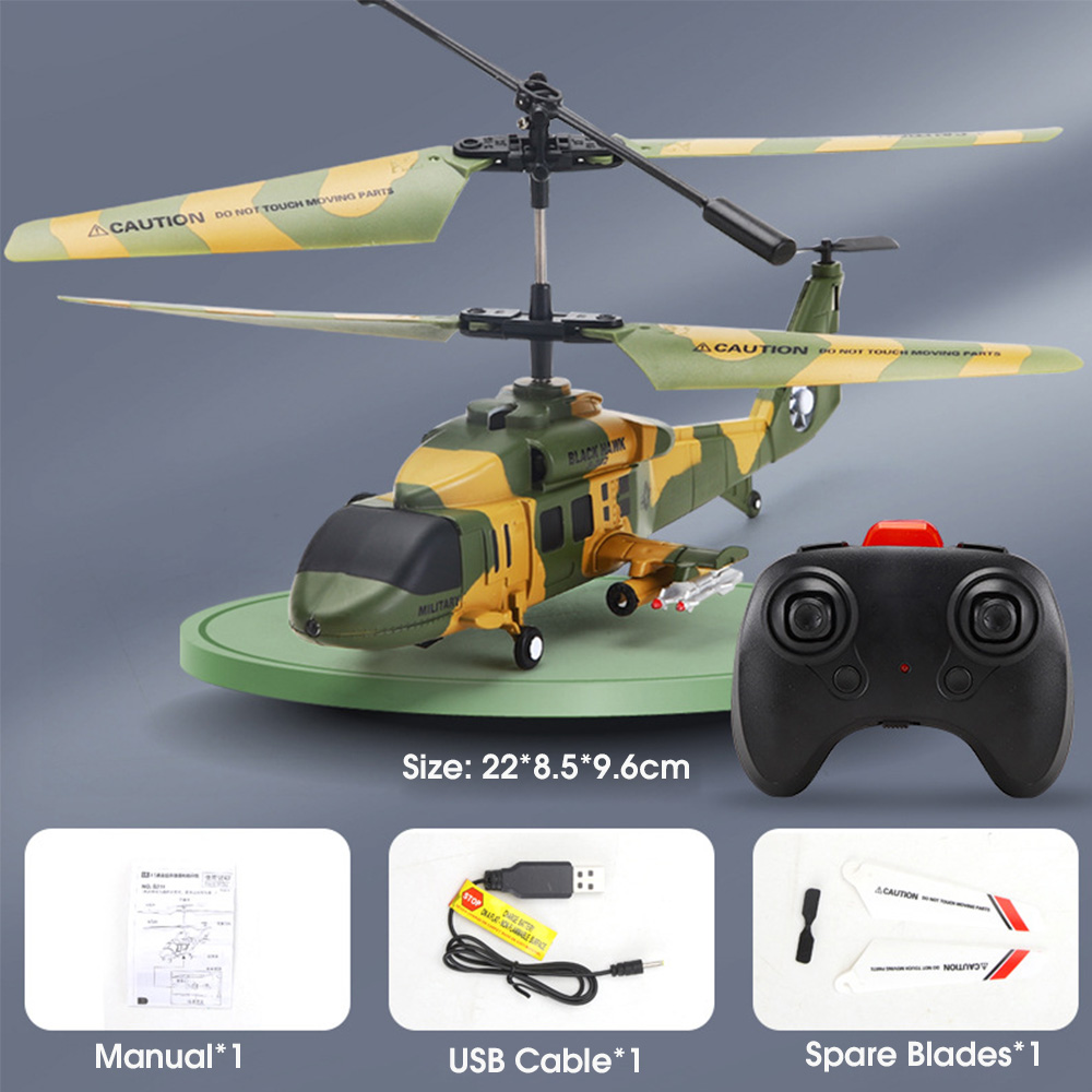 S20224G35CHBlackBeeLEDRemoteControlHelicopterUSBChargingRCAirplaneToy-2004866-7