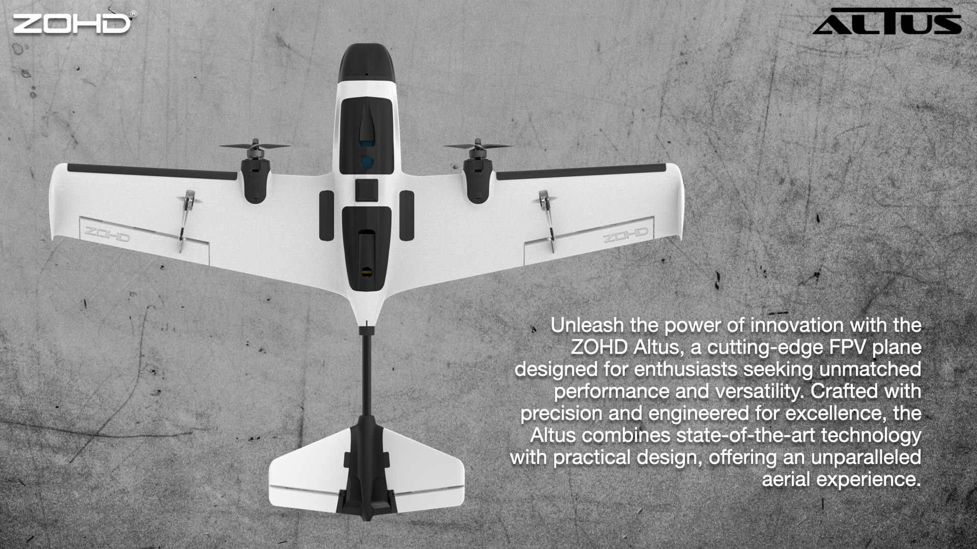 ZOHDAltus980mmWingspanTwinMotorV-TailEPPFPVRCAirplaneKITPNPReservedVTOLCapabilityCompatibleGoProDJIR-2009358-2