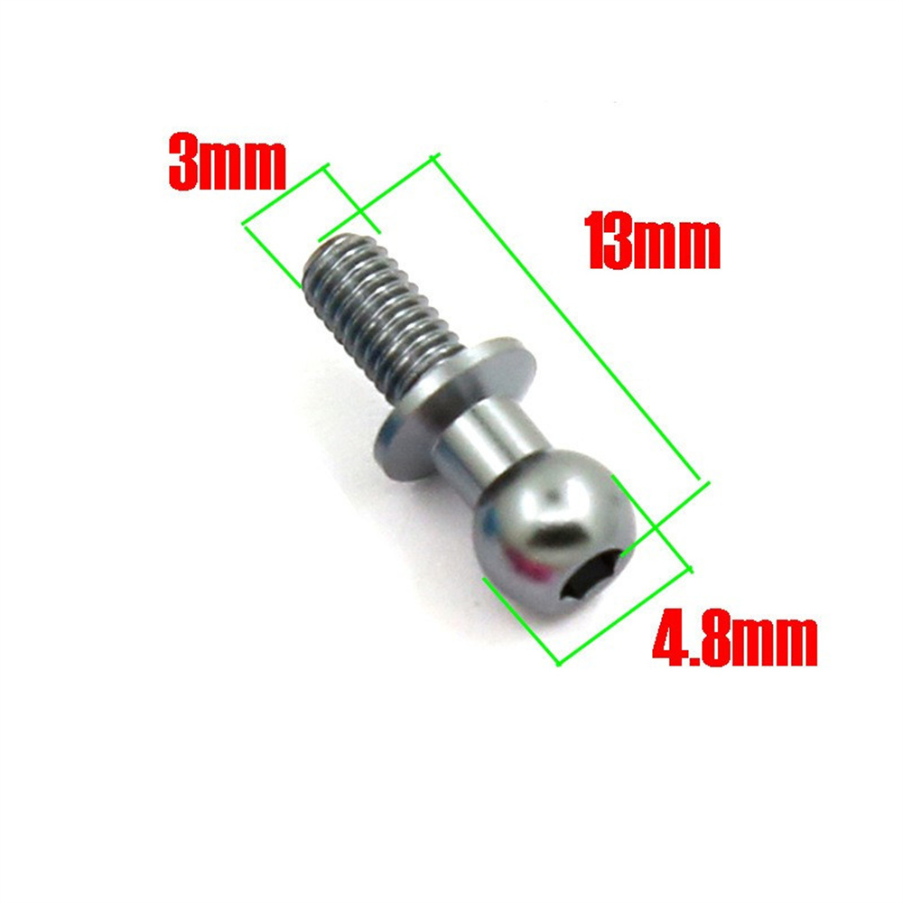 10PCSMetalPullRodsShocksBallHeadM3forTAMIYATT01TT02D5110RCCarOn-RoadVehiclesModelsToysSpareParts5364-1976051-1