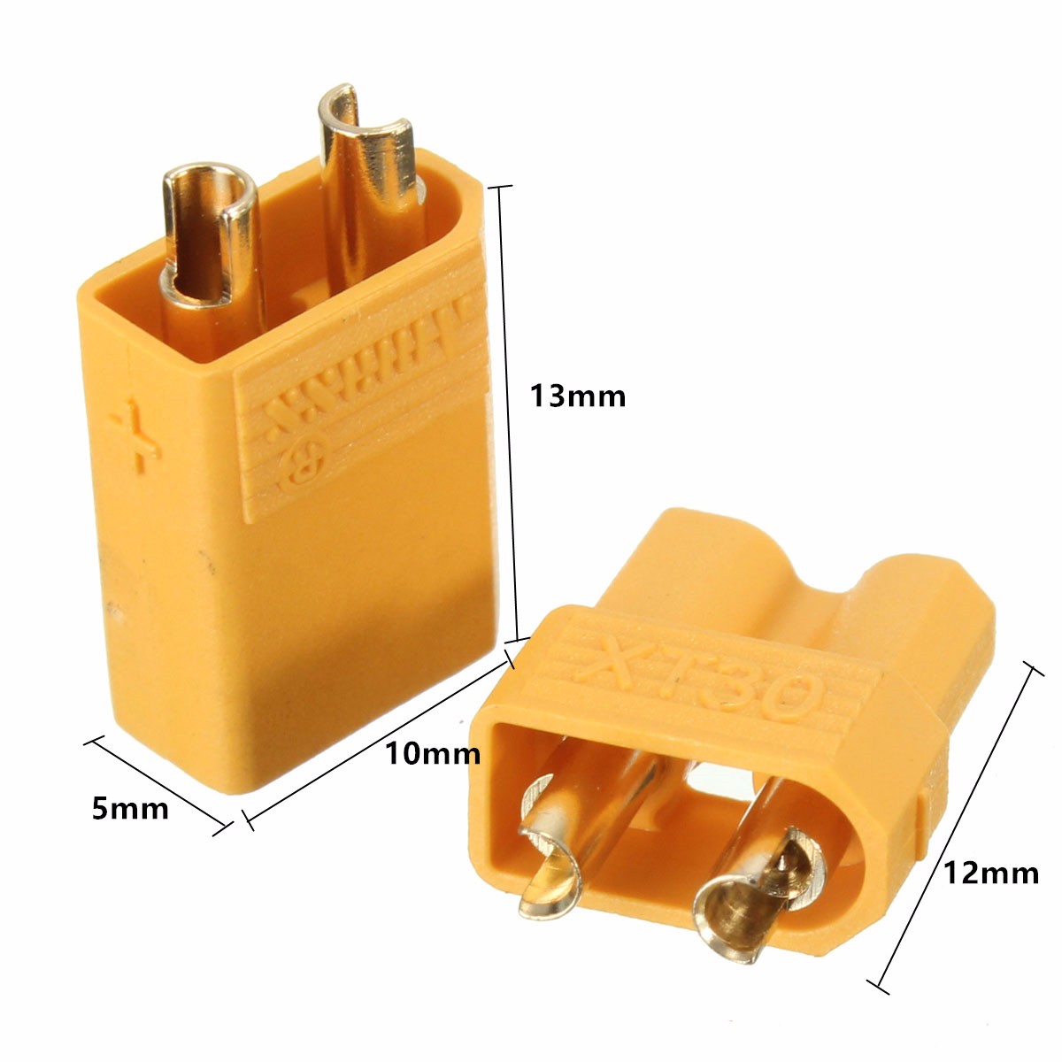 10PairsXT302mmGoldenMaleFemalePlugInterfaceConnector-1414120-6