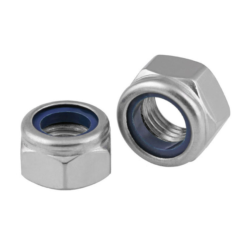 10PcsM2M25M3M4M5304StainlessSteelBlackHexNylonInsertLockNutSelf-lockingNylockNutLocknut-1976651-3
