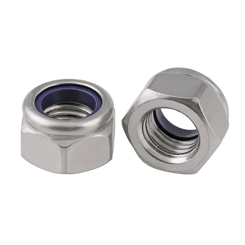 10PcsM2M25M3M4M5304StainlessSteelBlackHexNylonInsertLockNutSelf-lockingNylockNutLocknut-1976651-5
