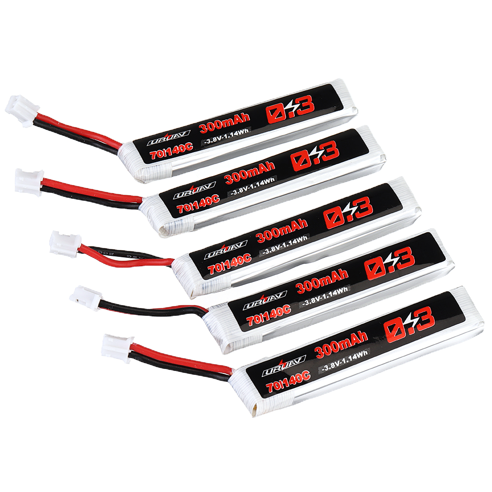 10PcsURUAV38V300mAh70C140C1SLipoBatteryPH20PlugforEachineTRASHCANSnapper67Mobula7-1631242-2