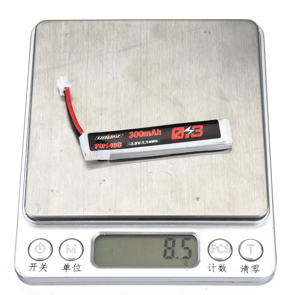 10PcsURUAV38V300mAh70C140C1SLipoBatteryPH20PlugforEachineTRASHCANSnapper67Mobula7-1631242-12