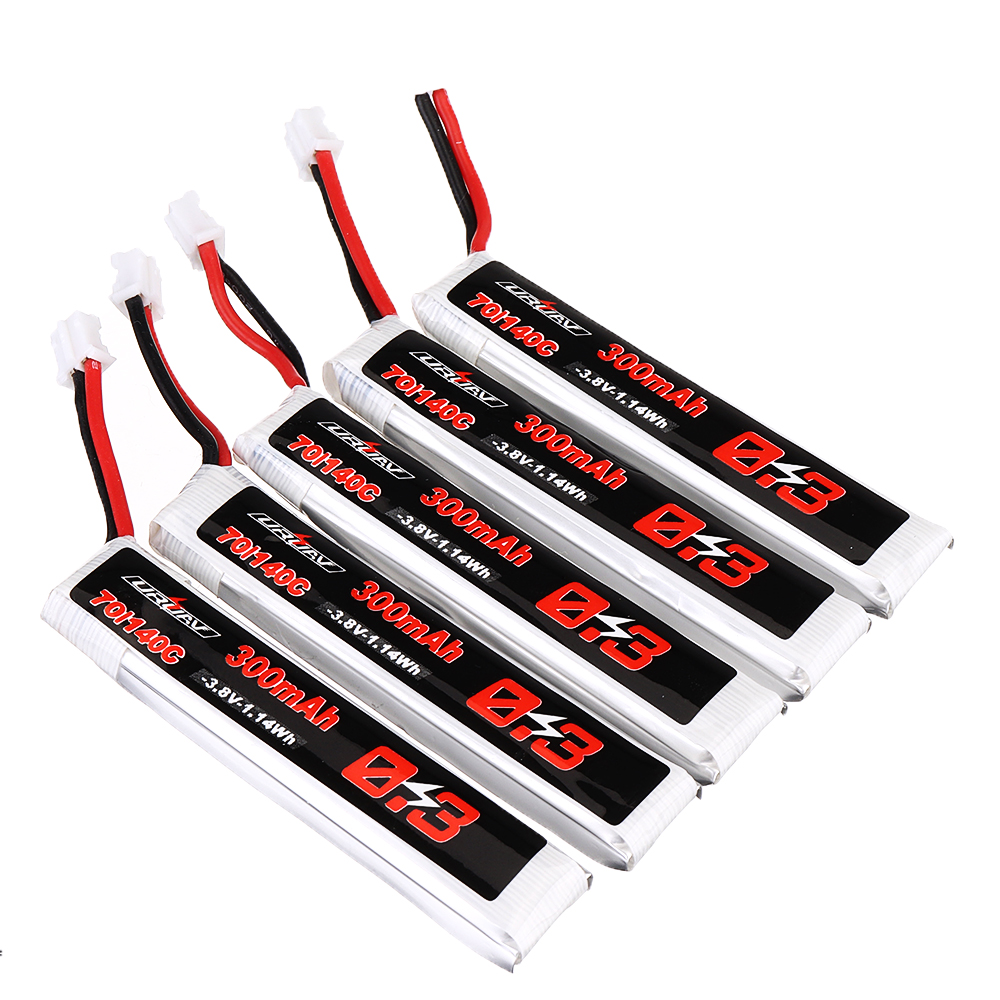 10PcsURUAV38V300mAh70C140C1SLipoBatteryPH20PlugforEachineTRASHCANSnapper67Mobula7-1631242-3