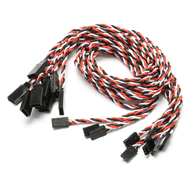 10pcs22AWG60coreFutabaJRAnti-interferenceServoExtensionCable-1050822-8