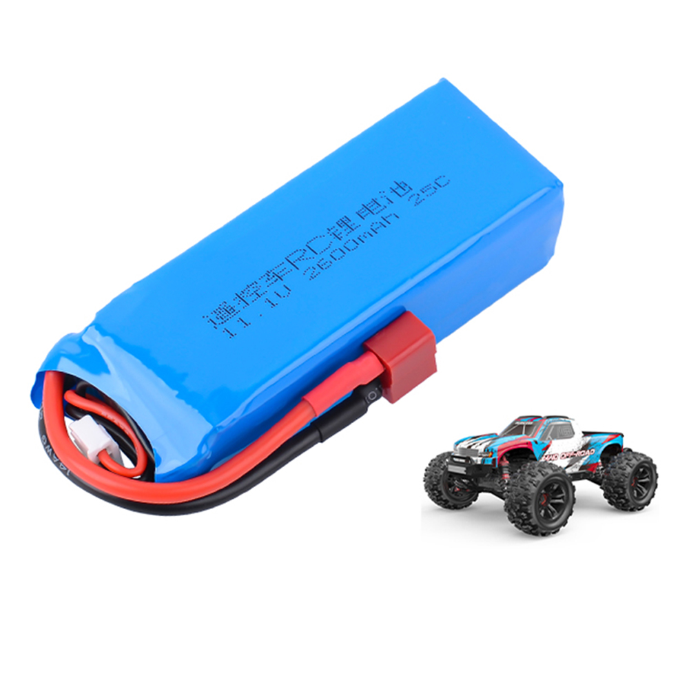 111V2600mAh25C3SLiPoBatteryTPlugforMJX162071620816209RemoteControlCar-2009019-1