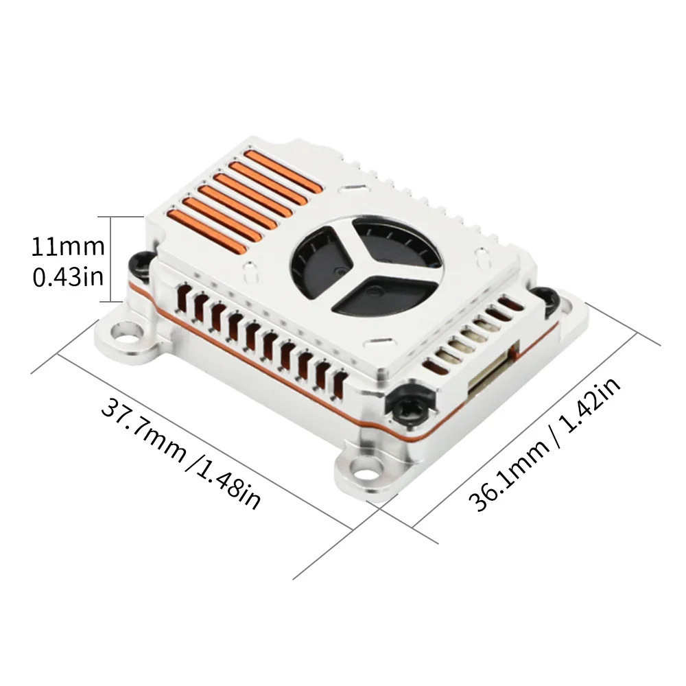 12GHz9CH2W25mW2000mW1060MHz-1380MHzMMCXFPVTransmitterVTXforRCDroneAirplaneLongRange-2013036-13