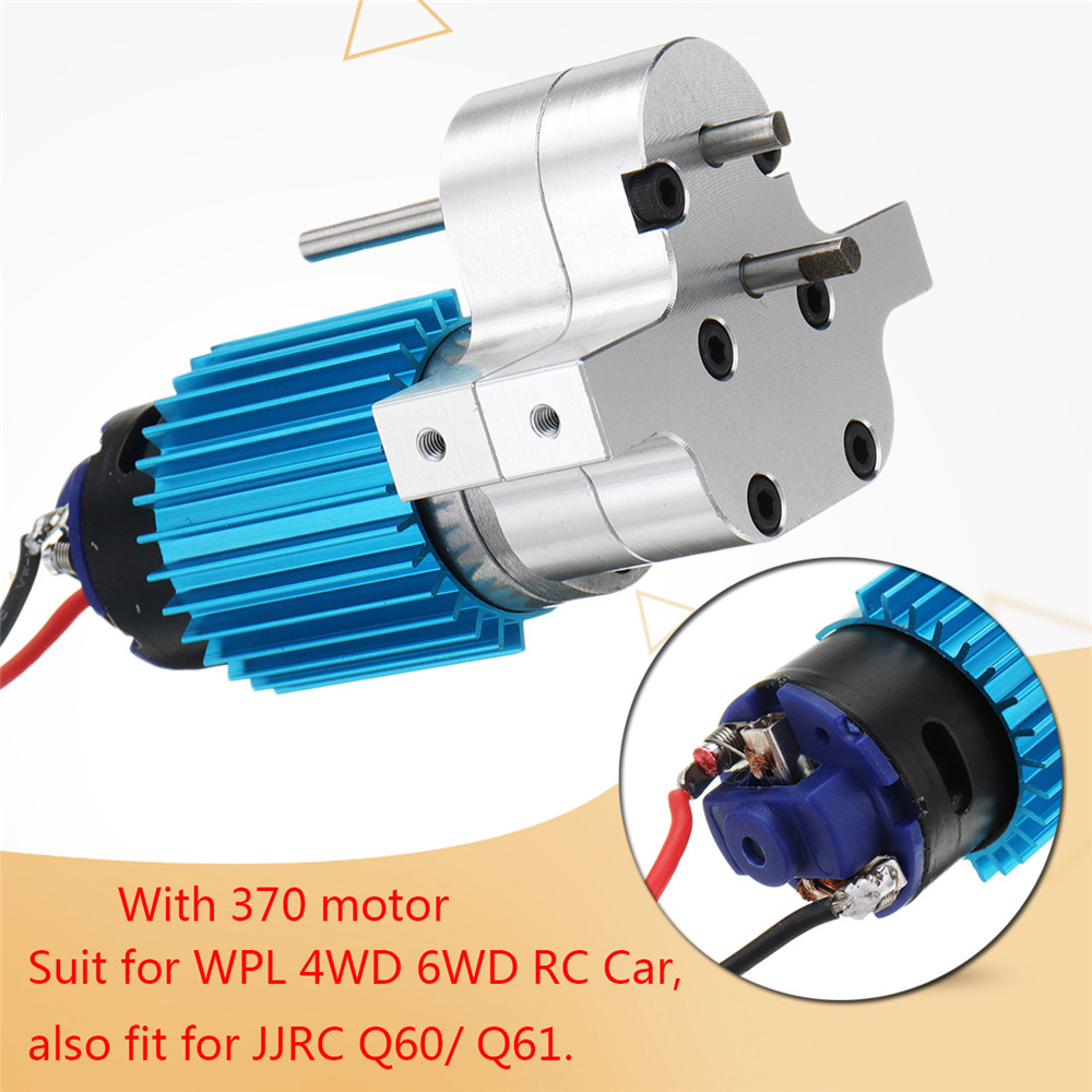 1PCMetalTransferGearCasew370MotorforWPLB-16B-24B-36C24JJRCQ60Q614WD6WDRCCar-1374836-2
