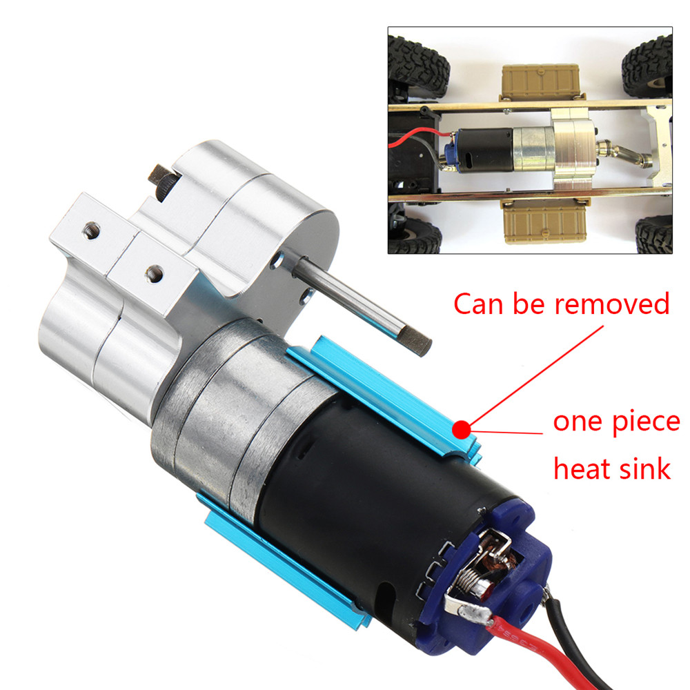 1PCMetalTransferGearCasew370MotorforWPLB-16B-24B-36C24JJRCQ60Q614WD6WDRCCar-1374836-3