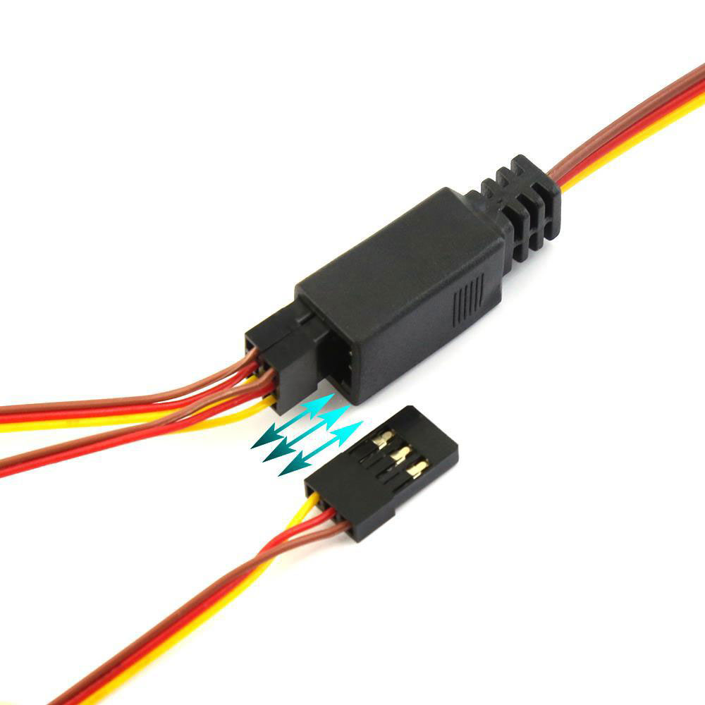 1PCS1to21to31to41to51to6RCServoExtensionWireCableforRCModelCarModelShipModelAircraftModelUse-2015325-4