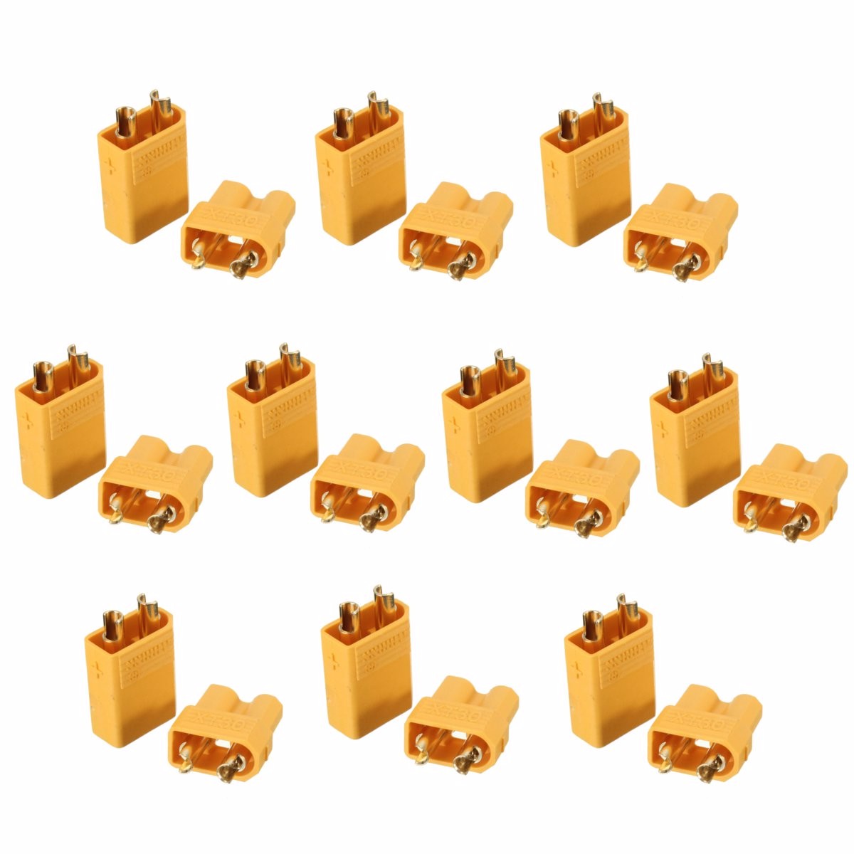 1PairXT302mmGoldenMaleFemalePlugInterfaceConnector-1034559-6