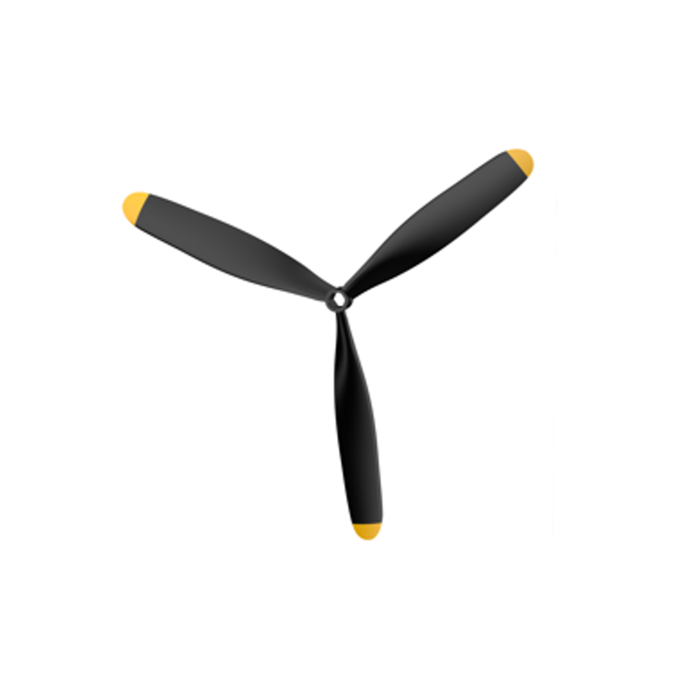 1pc2pcs3pcs4pcs5pcs10pcsOriginalEachineSpitfireP40FighterRCAirplaneSparePart3-BladePropeller-1966261-1