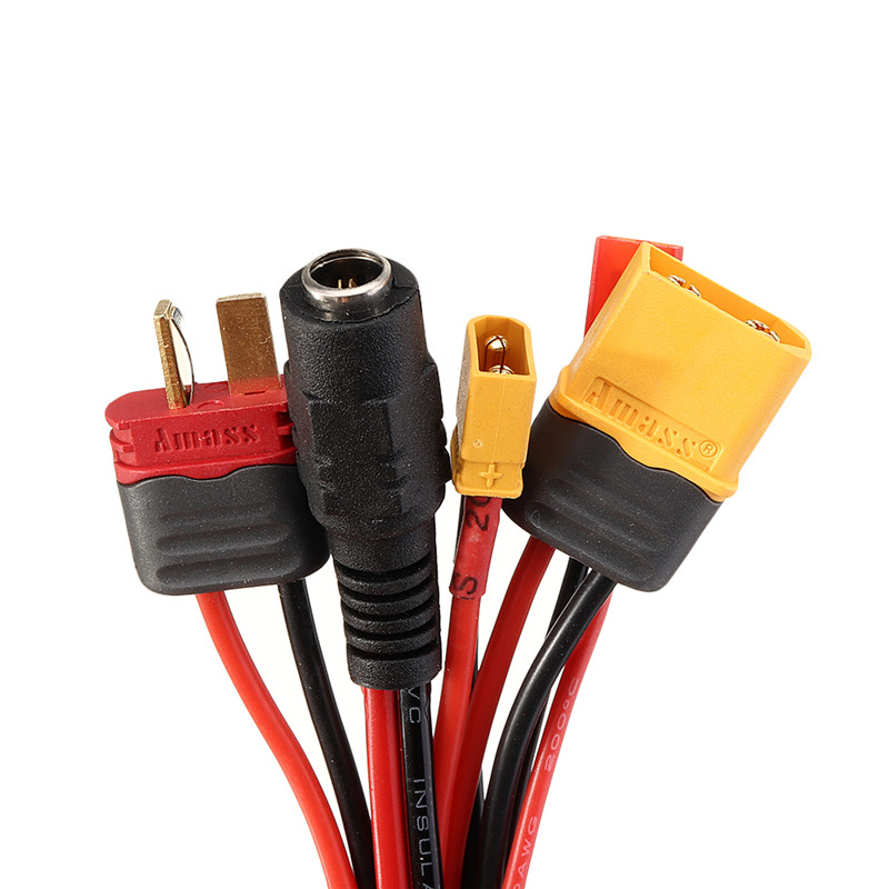 20cm20AWG40mmBananaPlugtoXT60XT30DC55TPlugChargerAdapterCableforIMAXB6Charger-1976436-3