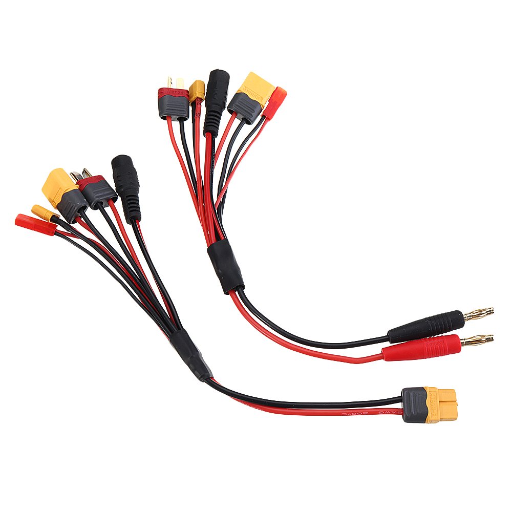 20cm20AWG40mmBananaPlugtoXT60XT30DC55TPlugChargerAdapterCableforIMAXB6Charger-1976436-5