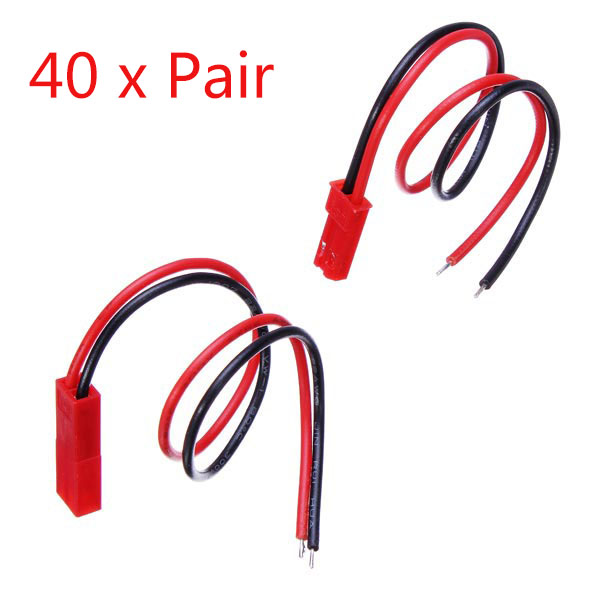 20xJSTConnectorPlugWithConnectCableForRCBECESCBattery-1129112-2