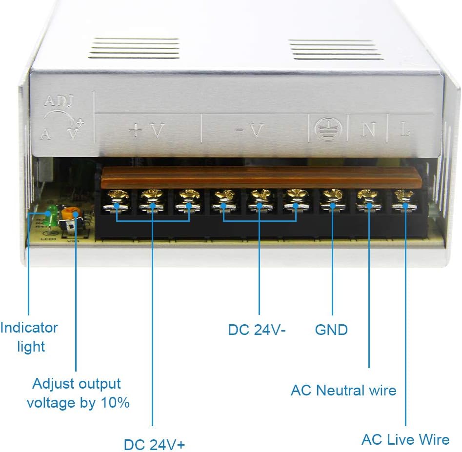 24V15A360WSwitchingPowerSupplyConverterAC100-240VtoDC24VforToolkitrcM8M6DM800ISDTQ8Q6RCcharger-2003885-5