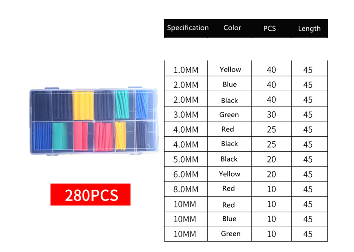 280PCSSleeveHeatShrinkTubeSetThermalCableProtectorHeat-shrinkableSheathTermoretractableProtegeCables-1977669-1