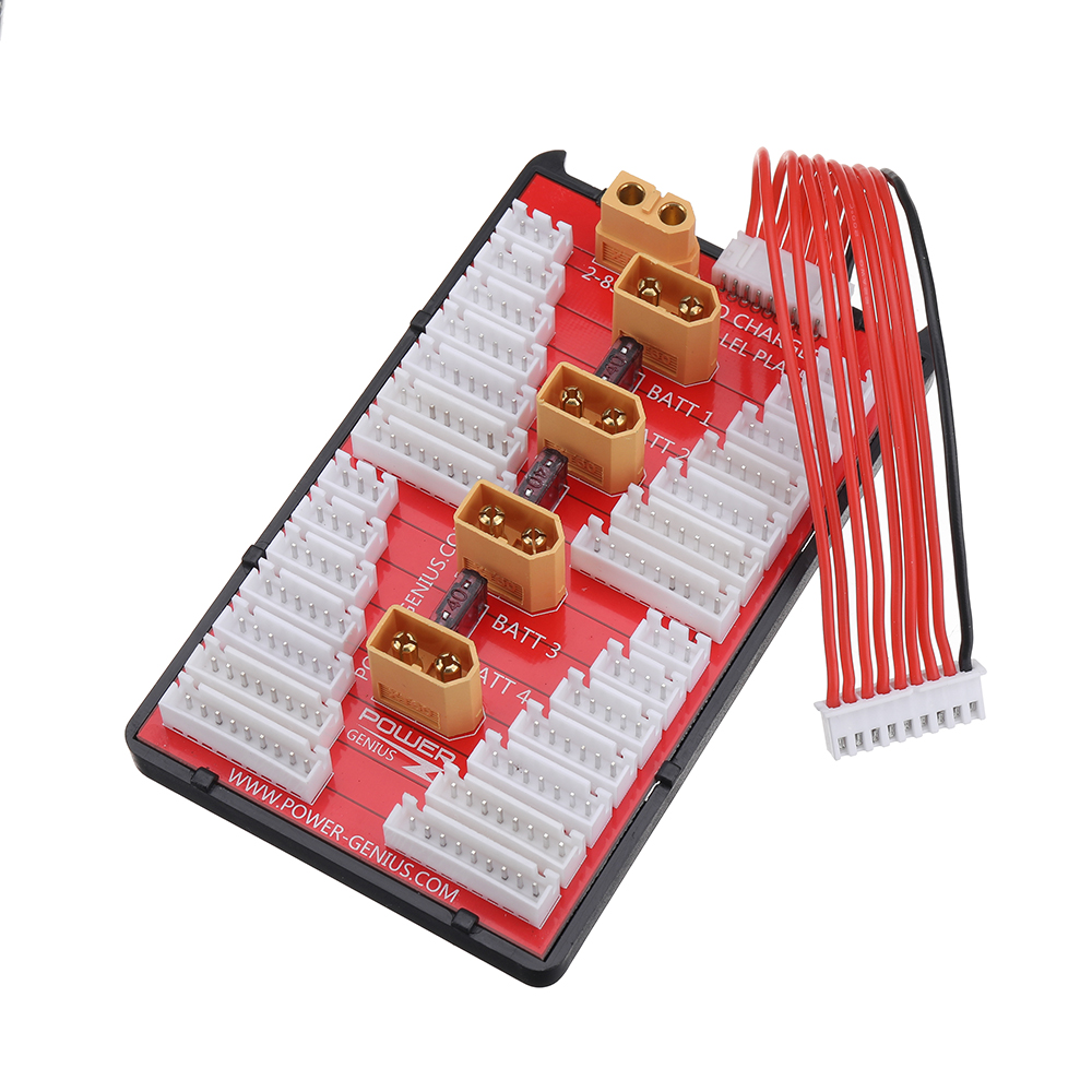 2IN1PGParallelChargingBoardXT60PlugSupports4Packs2-8SLipoBatteryForRCModelsMulticopterPartAccessorie-1980224-1