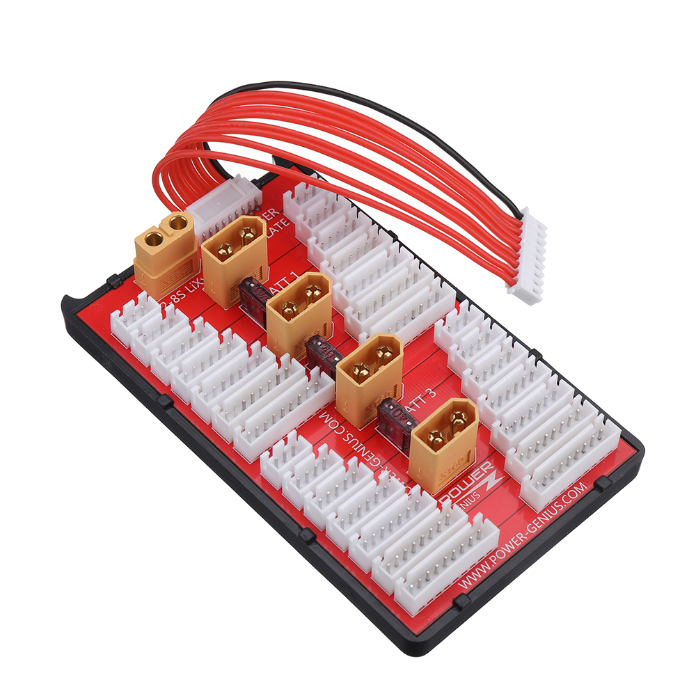 2IN1PGParallelChargingBoardXT60PlugSupports4Packs2-8SLipoBatteryForRCModelsMulticopterPartAccessorie-1980224-4