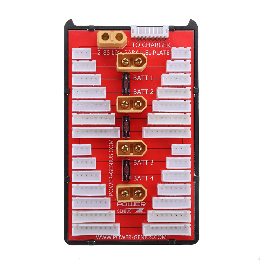 2IN1PGParallelChargingBoardXT60PlugSupports4Packs2-8SLipoBatteryForRCModelsMulticopterPartAccessorie-1980224-9